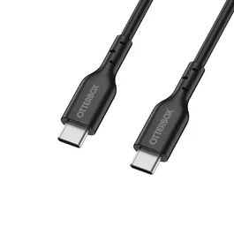 OtterBox Fast Charge Cable USB-C a USB-C de 2 m, Negro