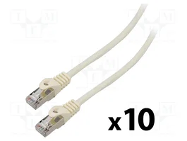LANBERG Patch cord Cat 6 F/UTP 1,5m blanco