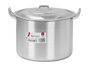 KINVARA Olla de Aluminio 28 cm 12,5 L Plata, Pack de 2