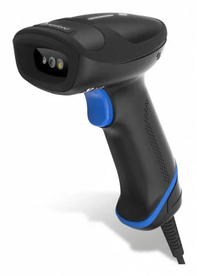 Newland HR33 Marlin Lector de códigos de barras portátil 1D/2D Negro con soporte ajustable