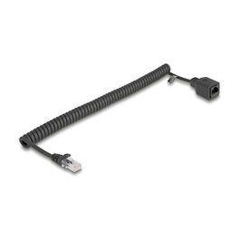 DeLOCK 90668 Cable de red Cat5e U/UTP RJ-45 de 1 m Negro