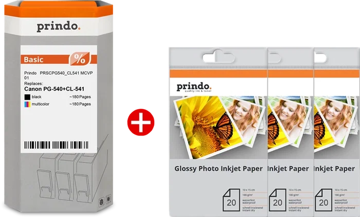 Prindo Value Pack PRSCPG540_CL541 MCVP 01 Basic negro y varios colores