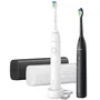 Philips HX7109/01 Cepillo de dientes eléctrico Sonicare Mango doble Serie 5300 Blanco y negro