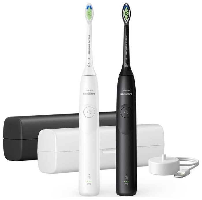 Philips Cepillo de dientes eléctrico Sonicare Serie 5300 HX7109/01 Blanco y negro Philips Cepillo de dientes eléctrico Sonicare Serie 5300 HX7109/01 Blanco y negro