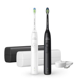 Philips Cepillo de dientes eléctrico Sonicare Serie 5300 HX7109/01 Blanco y negro