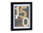 Giftdecor Portafoto Pared Madera con Paspartú Negro 15x20 cm (Set de 12)