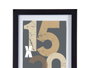 Giftdecor Portafoto Pared Madera con Paspartú Negro 15x20 cm (Set de 12)