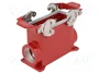ILME Carcasa para conectores HDC tamaño 77.27 con pestillo doble