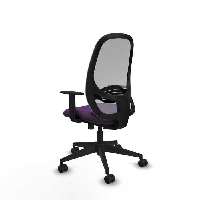 PIQUERAS Y CRESPO Silla de oficina Cilanco con mecanismo Sincro/Traslack, Morado y Gris PIQUERAS Y CRESPO Silla de oficina Cilanco con mecanismo Sincro/Traslack, Morado y Gris
