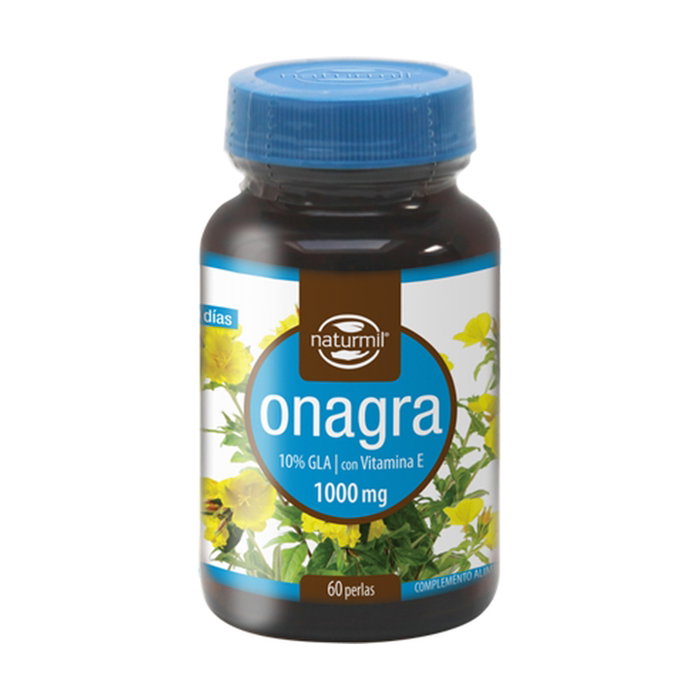 Naturmil Onagra 60 Perlas 1000mg con Vitamina E Antioxidante Naturmil Onagra 60 Perlas 1000mg con Vitamina E Antioxidante