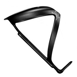 Supacaz Portabidón Aluminio Anodizado Negro 18g Grabado Láser Accesorio Bicicleta