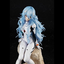 Megahouse Evangelion 3.0 Thrice Upon a Time G.E.M. Precious Rei Ayanami Figura PVC 22.5cm