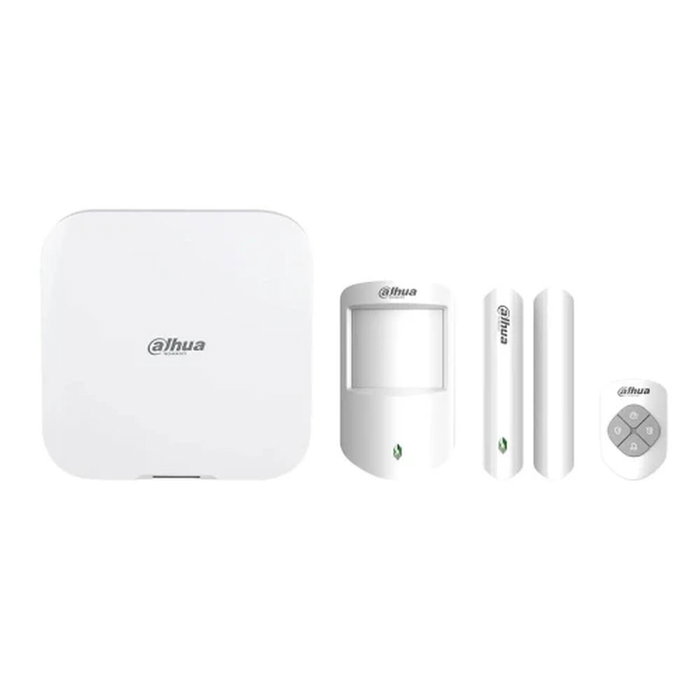Dahua Kit de Alarma 4G con Hub, PIRCAM, Contacto y Pulsador Dahua Kit de Alarma 4G con Hub, PIRCAM, Contacto y Pulsador