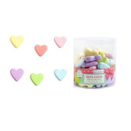 Idc Burbuja de Baño Efervescente Corazón para Niños, Relajante y Divertido con Colores Aromáticos para una Experiencia Mágica