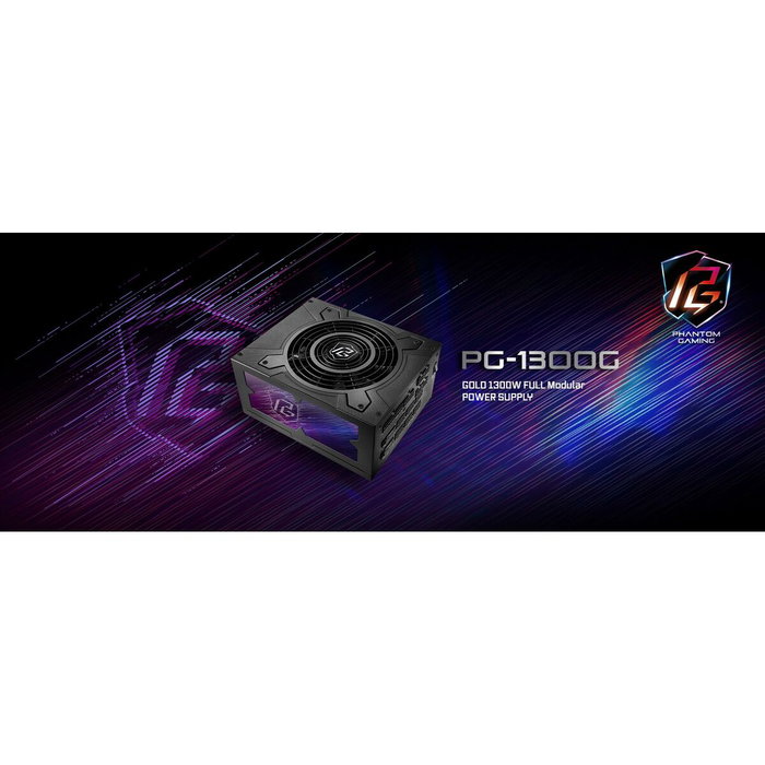 ASRock Phantom Gaming PG-1300G 1300W ATX 80 PLUS Gold Negro