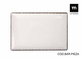 La Mediterranea Fuente Rectangular Anllo Elite Brillo (6 Unidades) 30x20 cm