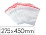 Q-connect Bolsa plastico autocierre 275x450 mm paquete de 100 unidades