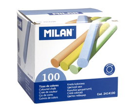 Milan Tizas de Colores Caja de 100