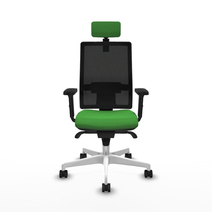 PIQUERAS Y CRESPO Silla de oficina Horna con mecanismo Sincro, Verde y Negro PIQUERAS Y CRESPO Silla de oficina Horna con mecanismo Sincro, Verde y Negro