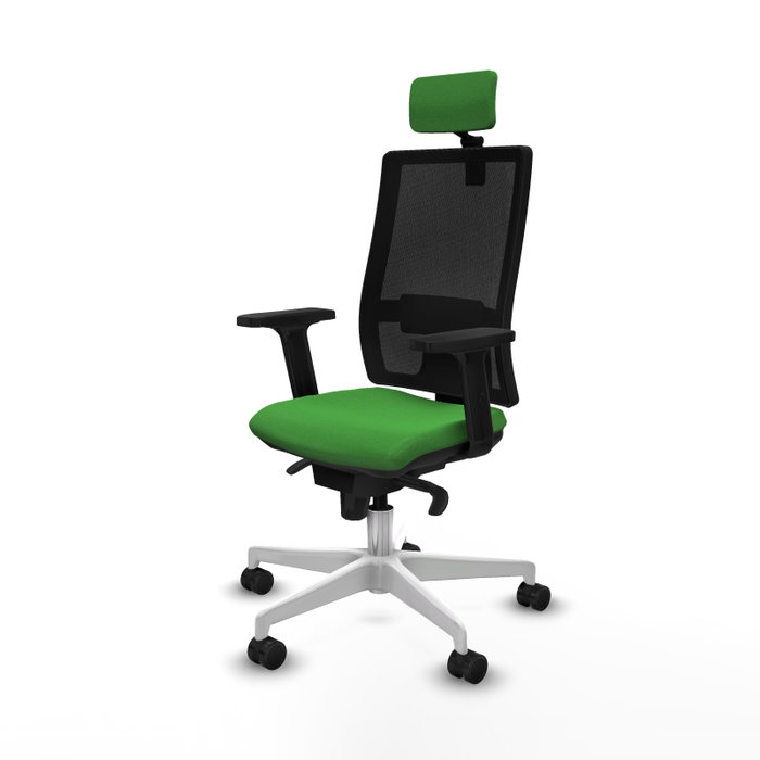 PIQUERAS Y CRESPO Silla de oficina Horna con mecanismo Sincro, Verde y Negro PIQUERAS Y CRESPO Silla de oficina Horna con mecanismo Sincro, Verde y Negro