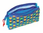 Safta Estuche Portatodo Escolar Triple Iron Man con 3 Cremalleras 120x220x30 mm