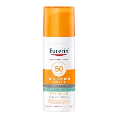Eucerin Sun Protection oil control dry touch gel-crema color SPF50+ #light Eucerin Sun Protection oil control dry touch gel-crema color SPF50+ #light