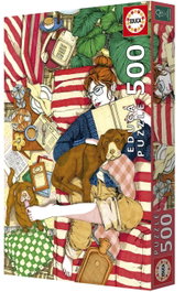 EDUCA BORRAS Puzzle 500 piezas Sofá y perros