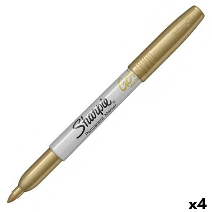 Sharpie Marcador Permanente Metallic Fine Oro