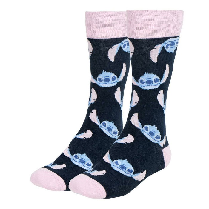 Cerdá Pack de 3 pares de calcetines Stitch Disney Talla 36-43 Cerdá Pack de 3 pares de calcetines Stitch Disney Talla 36-43