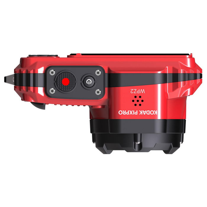 Kodak PIXPRO WPZ2 Cámara Digital Sumergible para Bucear, Resistente al Agua, 14 Megapíxeles, Pantalla LCD 2.7", Color Rojo