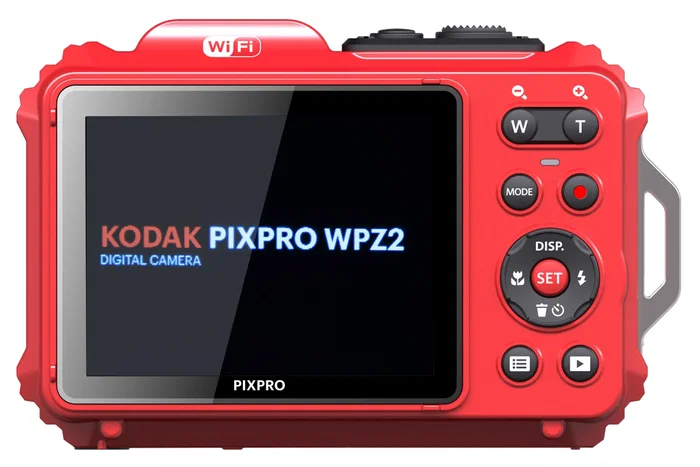 Kodak PIXPRO WPZ2 Cámara Compacta Resistente al Agua 16.76 MP, 4x Zoom Óptico, Grabación Full HD 1080p, Wi-Fi, Color Rojo