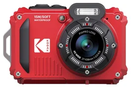 Kodak PIXPRO WPZ2 Cámara Compacta Resistente al Agua 16.76 MP, 4x Zoom Óptico, Grabación Full HD 1080p, Wi-Fi, Color Rojo