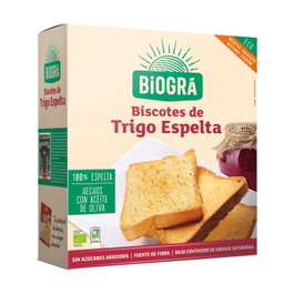 Biográ Biscotes de Espelta sin Azúcar Bio 270g