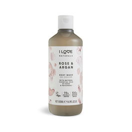 Naturals Collection, Vegano, Hidratante, Rosa & Argán, Gel de baño, 500 ml