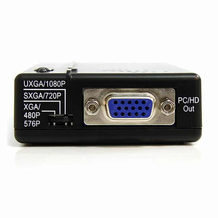 StarTech.com Adaptador Conversor de S-Video, Vídeo Compuesto y Componente RCA a VGA VID2VGATV2