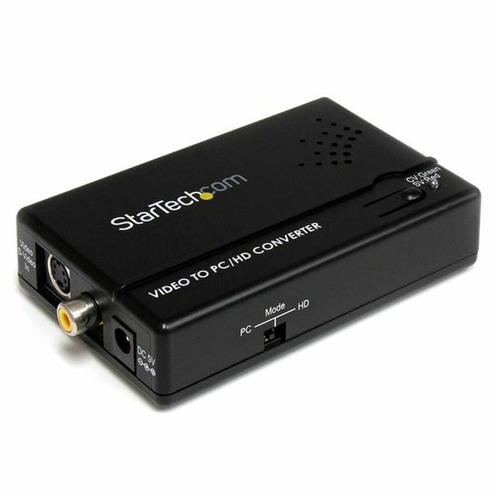 StarTech.com Adaptador Conversor de S-Video, Vídeo Compuesto y Componente RCA a VGA VID2VGATV2