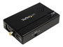 StarTech.com VID2VGATV2 Adaptador Conversor Escalador de S-Video/Video Compuesto a VGA, Escalado hasta 1080p, Plug & Play
