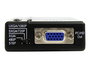 StarTech.com VID2VGATV2 Adaptador Conversor Escalador de S-Video/Video Compuesto a VGA, Escalado hasta 1080p, Plug & Play