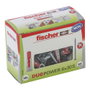 Fischer DuoPower 6x30 S Set de Tacos y Tornillos 6 x 30 mm, 50 unidades