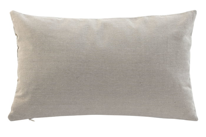 DKD Home Decor Cojín Impreso Algodón Poliéster 50x30 cm