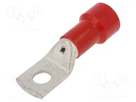 BM GROUP Terminal de anillo tubular aislada M14 rojo para 4/0AWG
