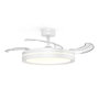 Grunkel SKYWHITE42 Ventilador de Techo Blanco con 3 Aspas Retráctiles y Luz LED