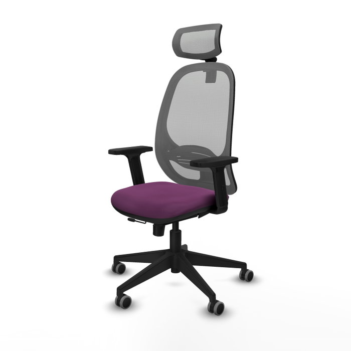 PIQUERAS Y CRESPO Silla de oficina Cilanco con Mecanismo Sincro/Traslack Morado y Gris