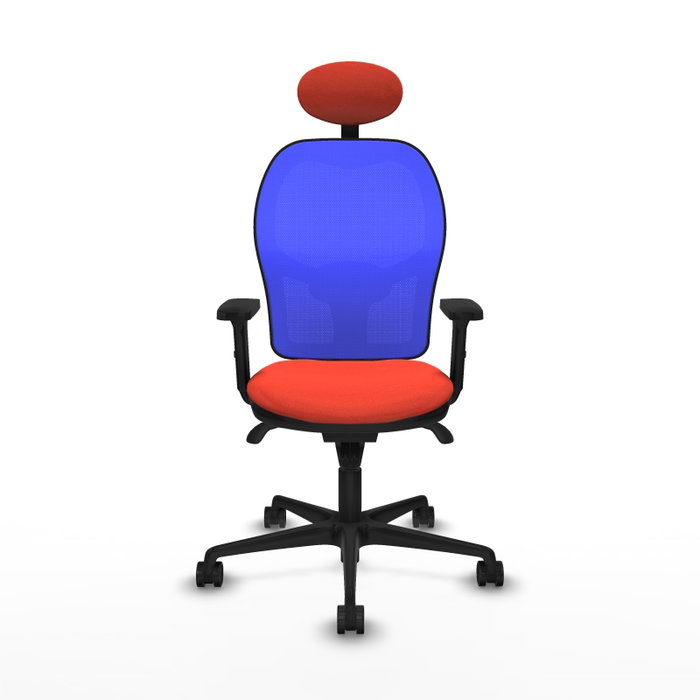 PIQUERAS Y CRESPO Silla de oficina Jorquera Naranja y Azul PIQUERAS Y CRESPO Silla de oficina Jorquera Naranja y Azul