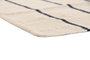 DKD Home Decor Alfombra de Algodón con Rayas Crudo y Azul 140x200 cm