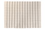 DKD Home Decor Alfombra de Algodón con Rayas Crudo y Azul 140x200 cm