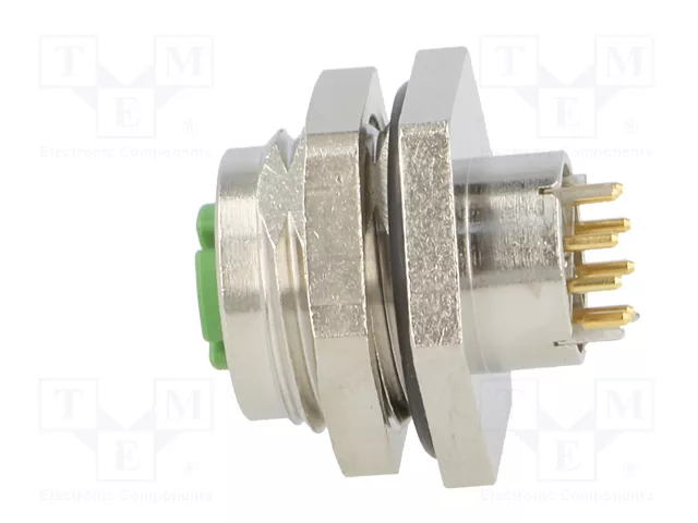 LAPP Conector M12 Hembra de 8 Pines Recto para Panel LAPP Conector M12 Hembra de 8 Pines Recto para Panel