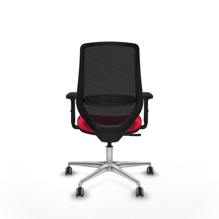 PIQUERAS Y CRESPO Silla de oficina Mardos con mecanismo Sincro, Rojo y Negro PIQUERAS Y CRESPO Silla de oficina Mardos con mecanismo Sincro, Rojo y Negro