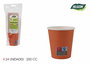 Algon Set-24 Vaso Carton Naranja 200 Cc (36 Unidades)