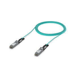 Ubiquiti Cable Direct Attach QSFP28 de 10 m 100 Gbps Long-Range Aqua - Compatible QSFP+